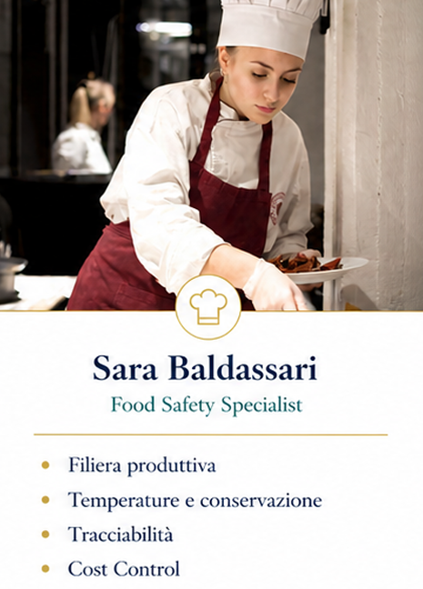 Sara Baldassari, Food Safety Specialist e fondatrice di Mad-out